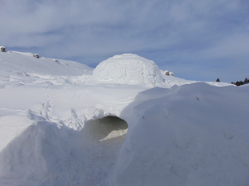 Igloo annexe de la cabane